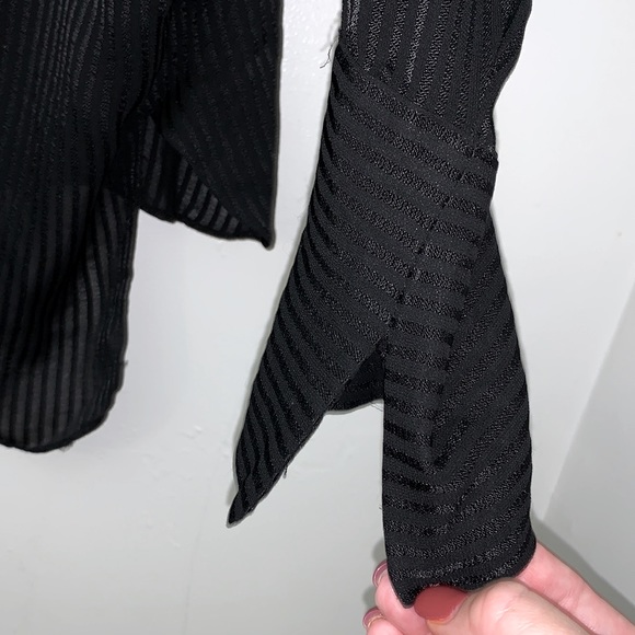 Zara Blouse with Cuffed Sleeves  & Side Slits - Picture 6 of 9